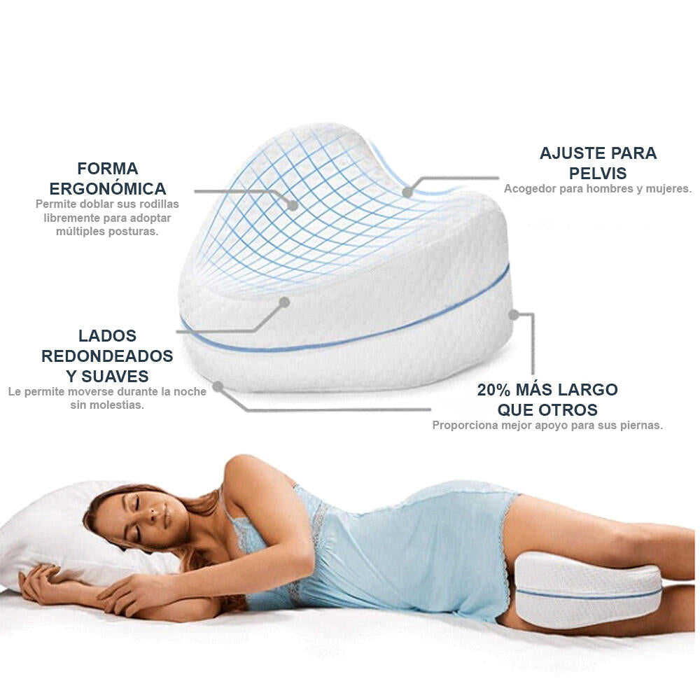 50% de Descuento : 2X1 Almohada ErgoFlex - Moderno y tecnológico Duerme sin dolor